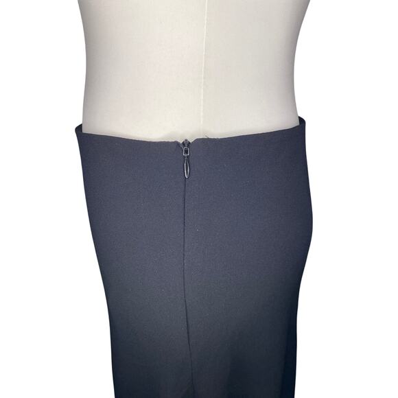 Trina Turk Los Angeles Black A-Line Flare Midi Size 4 Professional Workwear - Picture 3 of 6